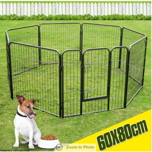 8 Panel Pet Dog Playpen Cat Play Pen Puppy Exercise Fencing Fence Enclosure Cage