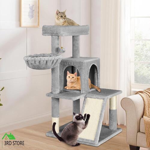 BEASTIE Cat Tree Scratching Post Scratcher Tower Condo House Furniture 100 cm
