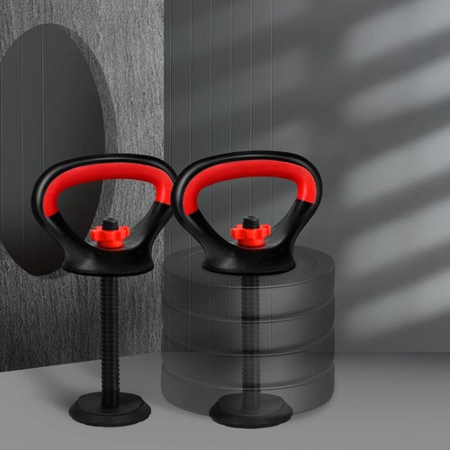 BLACK LORD Adjustable Kettlebell Handles for Weight Lifting Plates Push Up