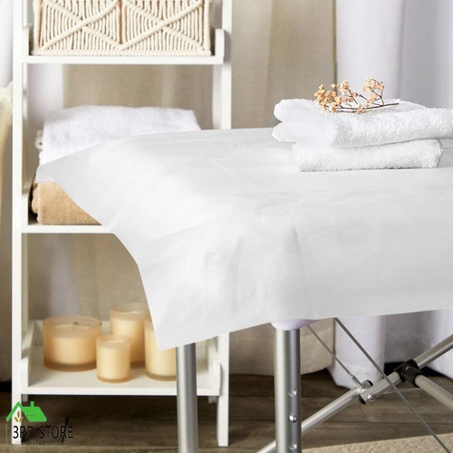 ALFORDSON 50X Disposable Bed Sheet Non-woven Massage Table White Cover SPA Salon