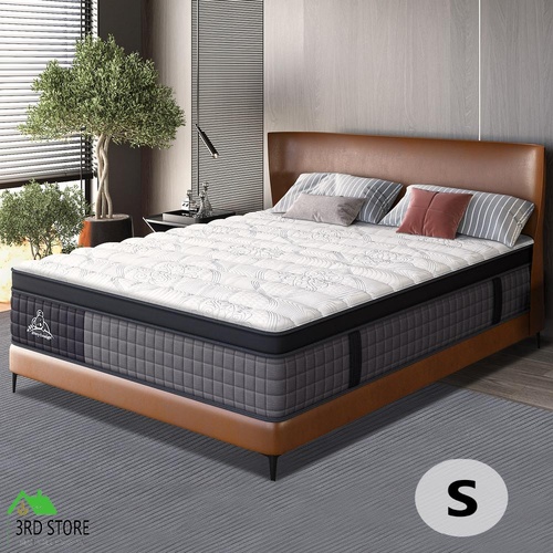STARRY EUCALYPT Mattress Pocket Spring Single Size Latex Euro Top 34cm 9 zone