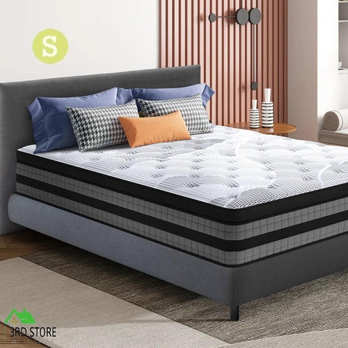 STARRY EUCALYPT Mattress Pocket Spring Single Size Latex Euro Top 36cm 7 zone