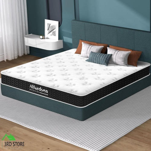 ALFORDSON Mattress 14CM Single Bed Tight Top Spring Foam Bedding Medium Firm