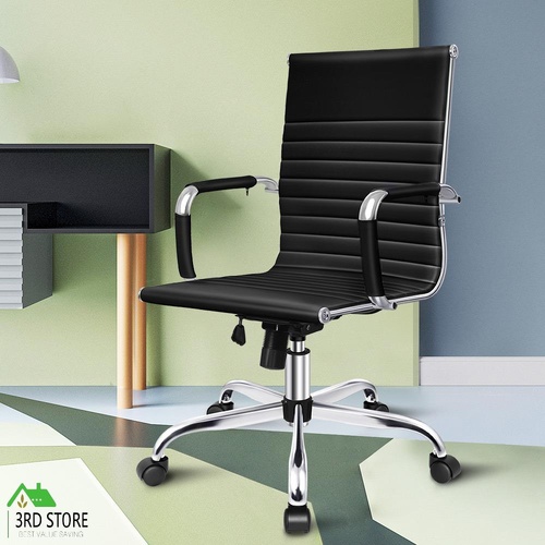 ALFORDSON Office Chair Ergonomic Executive Computer Seat Gaming Mid Back