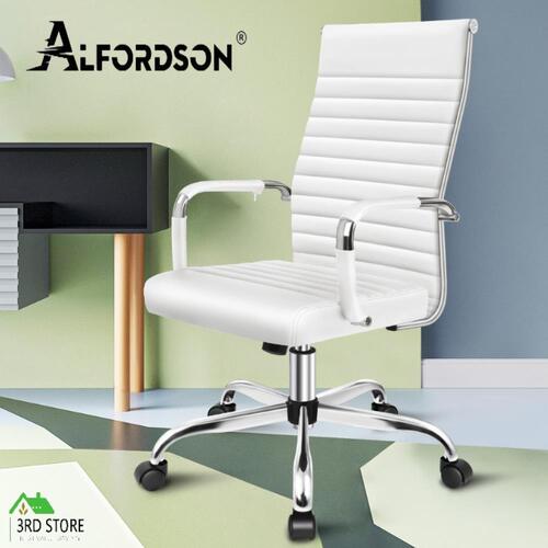 ALFORDSON Office Chair Padded Seat Ergonomic Executive Computer Study Gaming