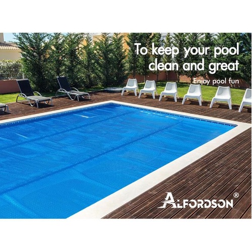 ALFORDSON Pool Cover 500 Microns Solar Blanket Swimming Isothermal 11X4.8M