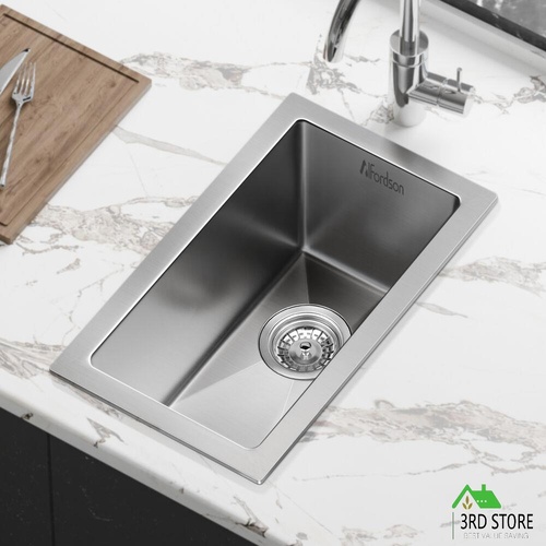 ALFORDSON Kitchen Sink Stainless Steel Drop in Flush Under Mount Basin 250X450MM