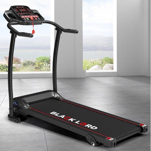 BLACK LORD Treadmill Electric Exercise Running Machine Foldable Home Gym Fitness
