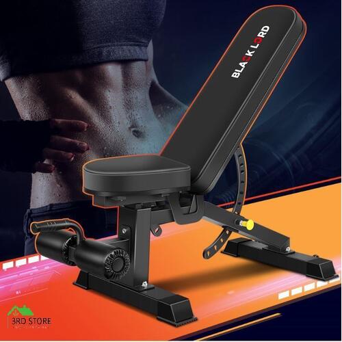 RETURNs Commercial Weight Bench FID Bench Flat Incline Decline Press Gym