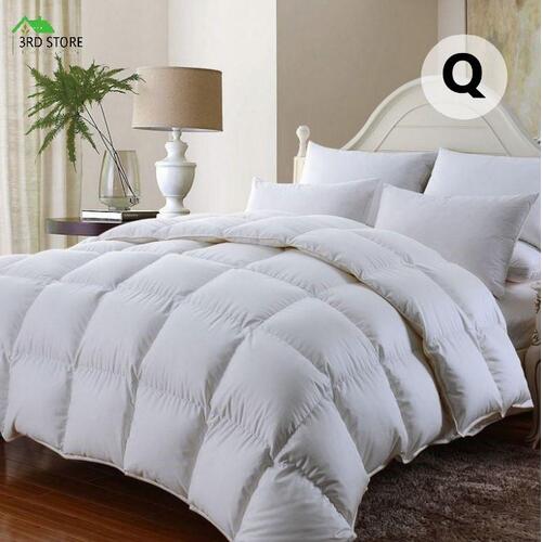 Royal Comfort 350GSM Luxury Soft Bamboo All-Seasons Quilt Duvet queen size