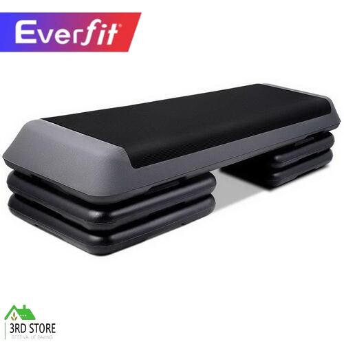 Everfit Aerobic Step Exercise Stepper Riser Steps 110cm Gym Cardio Home