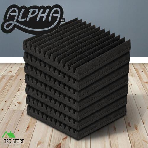 60pcs Studio Acoustic Foam Sound Absorbtion Proofing Panels Tiles Wedge 30X30CM