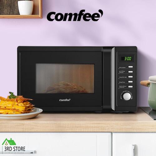 Comfee 20L Microwave Oven 700W Countertop Kitchen Cooker Black