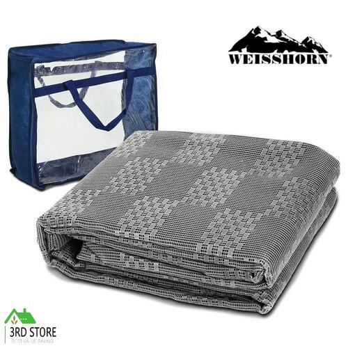Weisshorn 6M X 2.5M Annex Matting 600 GSM Floor Mats Mesh Caravan Parks Camping