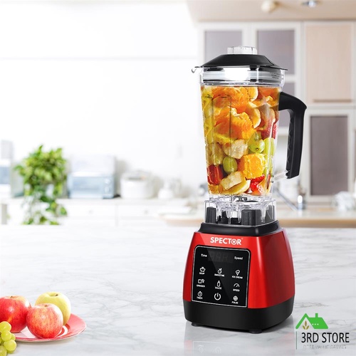 RETURNs 2L Commercial Blender Mixer Food Processor Kitchen Juicer Smoothie Ice Crush Red