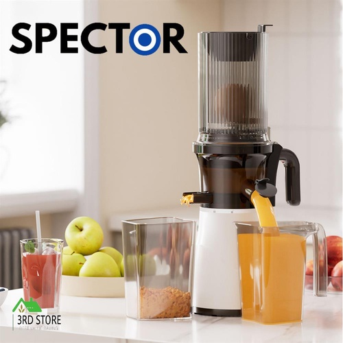 RETURNs Spector Slow Juicer Cold Press Wide Mouth Whole Fruit Vegetable Juice Extractor