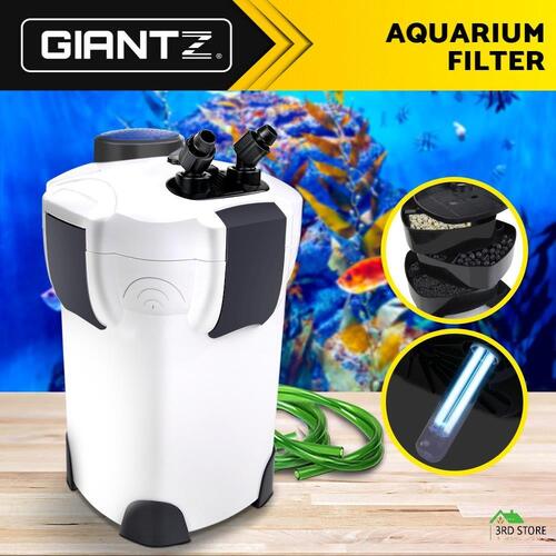 Giantz Aquarium Filter Pump External Canister Aqua Fish Tank Pond Marine 2400L/H