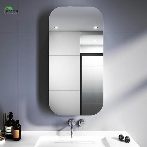 ELEGANT Bathroom Mirror Cabinet Stainless Steel Shaving Cabinet 4MM HD 45x90x12