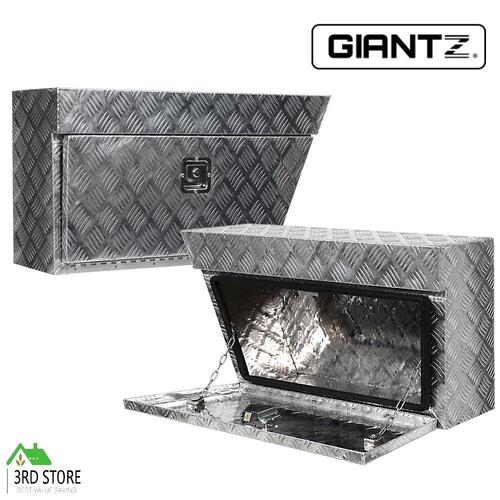 Giantz Ute Tool Box Pair of UnderTray Toolbox Under Tray Aluminium Underbody