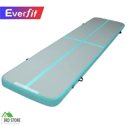 Everfit 4X1M Inflatable Air Track Mat Tumbling Gymnastics Jiu Jitsu Karate Muay