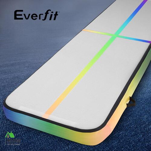 Everfit 4X1X0.2M Air Track Inflatable Tumbling Mat Gymnastics Yoga Mat