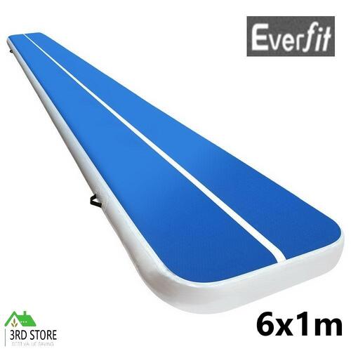 Everfit 6X1M Airtrack Inflatable Air Track Tumbling Mat Home Floor Gymnastics BL