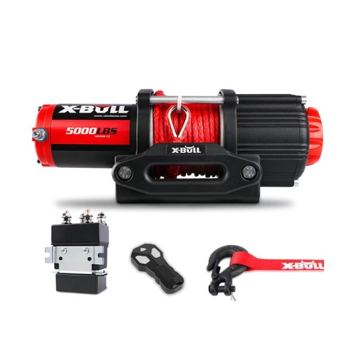 X-Bull Wireless Electric Winch 5000lbs 12V 1520cm Synthetic Rope 4WD Boat ATV UT
