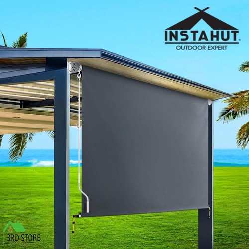 Instahut Outdoor Blind Window Roll Down Awning Canopy Privacy Screen 1.8X2.5M