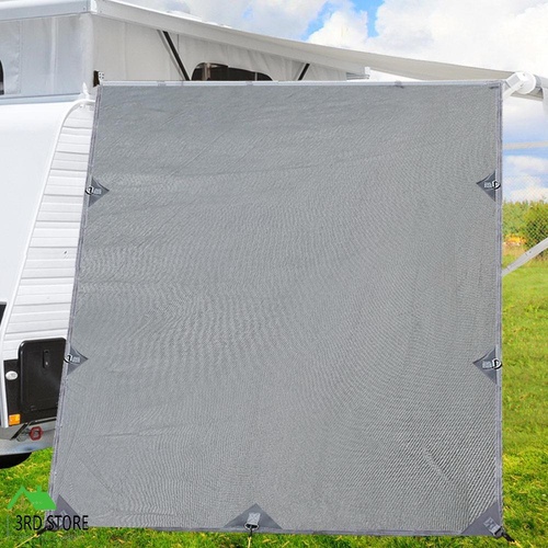 Caravan Privacy Screens Roll Out Awning 2.1x1.8M Sun Shade Pop Top End Wall Side