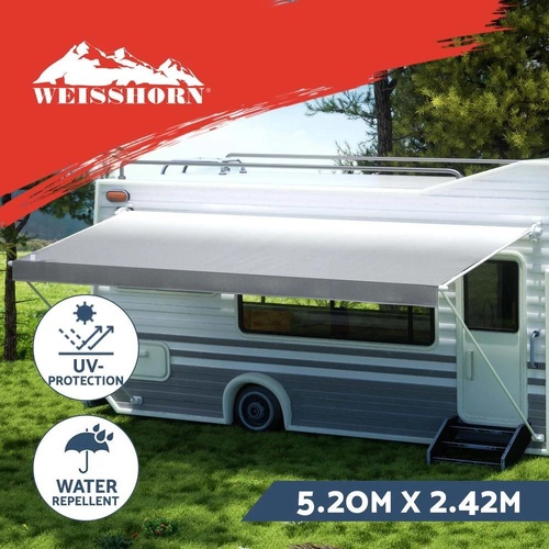 Weisshorn 18ft Caravan Awning RV Replacement Fabric 5.20M x 2.42M