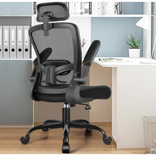 FelixKing Ergonomic Office Chair, Headrest Desk Chair Office Chair with Adjustab