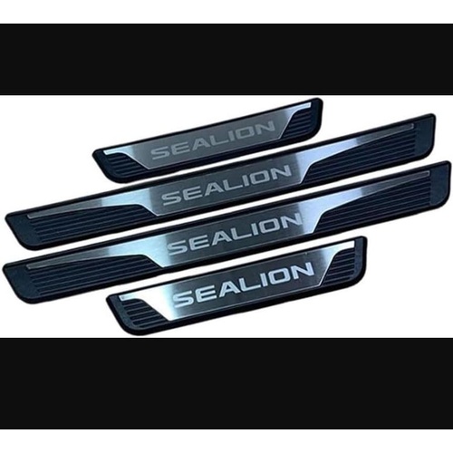 4pcs/Set Stainless Steel Car Door Sill Scuff Trim for BYD Sealion 7 SEALION7 202