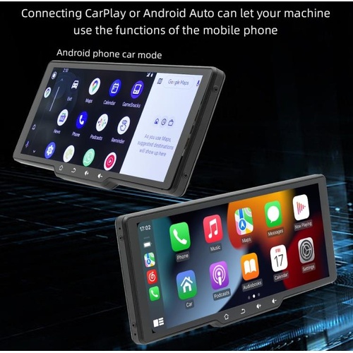 9 Inch Portable Car Stereo Radio Apple Carplay Android Auto MP5 Player Bluetooth