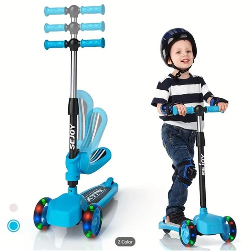3 Wheels Foldable Adjustable Height Flashing LED Light