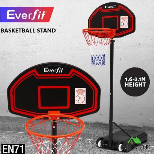 RETURNs Everfit Portable Basketball Hoop Stand System Rim Ring Net Height Adjustable Kid