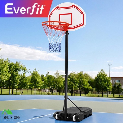 Everfit 2.1M Basketball Hoop Stand System Portable Ring Adjustable Height Kids