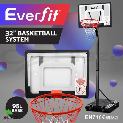 Everfit Pro Basketball Hoop Stand System Ring Backboard Net Height Adjustable