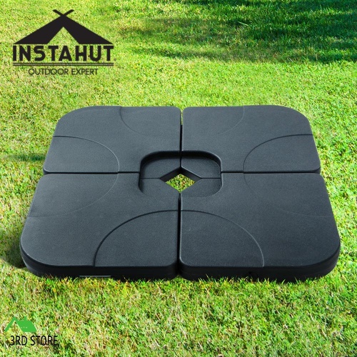 Instahut Outdoor Umbrella Base Stand Sand/Water Pod Cantilever Beach Patio 50cm