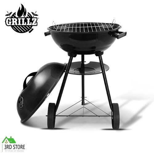 Grillz BBQ Grill Charcoal Smoker Outdoor Kitchen Portable Camping Patio Garden