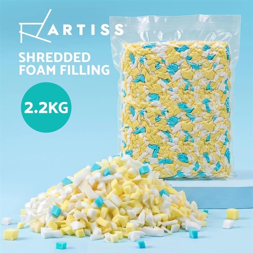 Artiss 5lbs (2.2KG) Bean Bag Filler Shredded Memory Foam Filling High Density