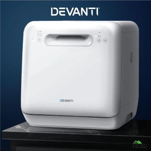 Devanti Benchtop Dishwasher 3 Place Bench Top Countertop Dish Washer Cleaner