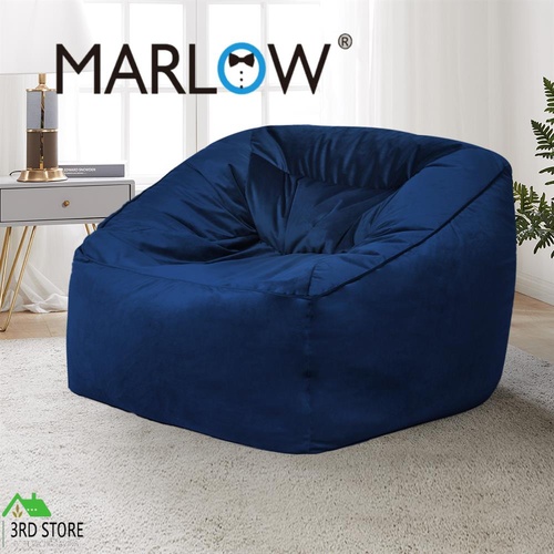 Marlow Bean Bag Chair Cover Soft Velevt Home Game Seat Lazy Sofa Cover Large
