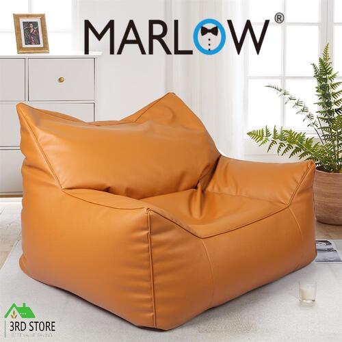 Marlow Bean Bag Chair Cover PU Indoor Home Game Lounger Seat Lazy Sofa Large