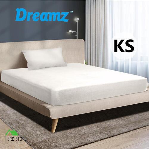 DreamZ Fitted Bed Sheet Set Pillowcase Flannel King Single Size Winter Warm Soft