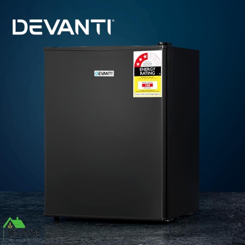 RETURNs Devanti Bar Fridge Mini Freezer Small Refrigerator Wine Cooler Home Office 70L