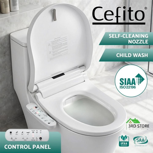 RETURNs Cefito Smart Electric Bidet Toilet Seat Cover D-Shape SIAA Material Certified