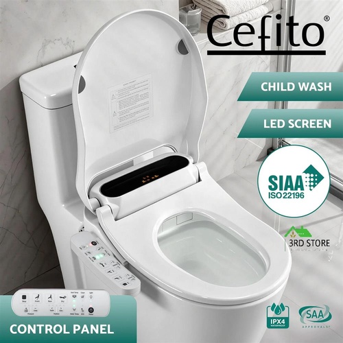 Cefito Smart Electric Bidet Toilet Seat LED Display Heated Dryer WaterMark