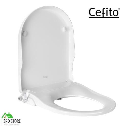 Cefito Non Electric Bidet Toilet Seat Cover Auto Smart Water Wash Dry Clean