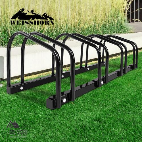 1 – 4 Bike Stand Bicycle Rack Storage Floor Parking Holder Cycling Portable