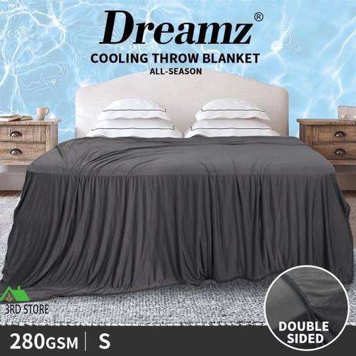 DreamZ Throw Blanket Cool Summer Soft Sofa Bedsheet Rug Luxury Reversible Double